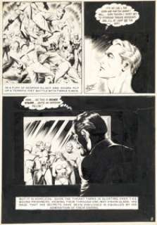 Pitt, Stanley - Stanley Pitt Silver Starr #3 Story Page 8 Original Art (c. 1950s)....
