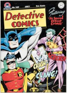 Sprang, Dick | Dick Sprang Detective Comics #149 Cover Re-Creation with Letter of Provenance Original Art Group of 2 (1997).... | Heritage