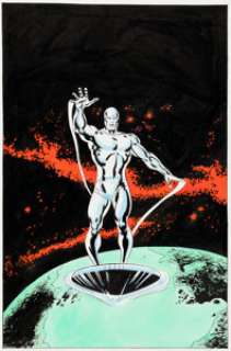 Buscema, John | John Buscema Silver Surfer #1 Cover Re-Creation Original Art (undated).... | Heritage