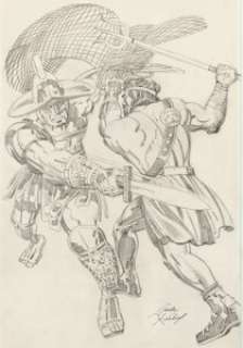 Kirby, Jack - Jack Kirby - Hercules Illustration Original Art (c. 1970s)....