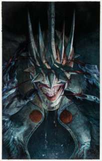 Bianchi, Simone - Simone Bianchi Dark Nights: Death Metal: The Multiverse That Laughs #1 Variant Cover Original Art (DC, 2020)....