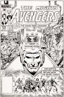 Milgrom, Al | Al Milgrom and Joe Sinnott The Avengers #243 Cover Original Art (Marvel, 1984).... | Heritage