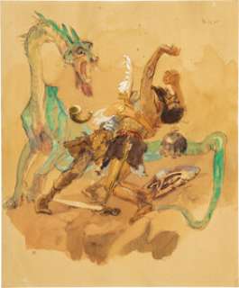 Kley, Heinrich - Heinrich Kley Friends and Brothers of Alliance Illustration Original Art (1927). ...