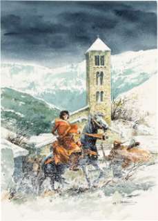 Vance, Willliam - Willliam Vance Ramiro Comic Andorra Expo Illustration Original Art (1999)....