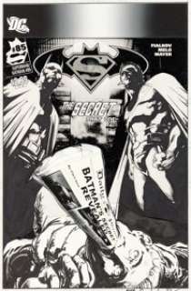 Miguel Sepulveda Superman/Batman #85 Cover Original Art (DC, 2011). ...