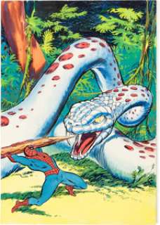 Rafael Lopez Espi Spider-Man #49 Cover Original Art (Ediciones Vertice, 1978)....