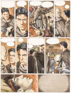 Dina Kathelyn Murena, La Meilleure des Mères #3 Story Page 36 Hand-Colored Production Art (Dargaud, 2001). ...