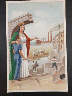 Storchi, Franco | Storchi, Franco - Tavola originale per "L’Italia da ricostruire" - (1946) | Catawiki