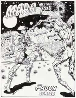 Spain Rodriguez - Mara, Mistress of the Void Illustration Original Art (2002).