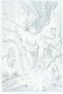 Alvaro Martinez Bueno - Justice League Dark Vol 2 #1 Splash Page 3 Original Art (DC, 2018).