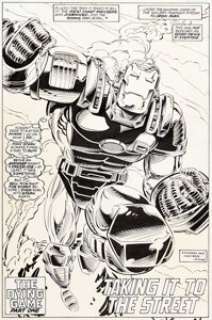 John Czop and Tim Dzon - Marvel Comics Presents #152 Title Page 1 Original Art (Marvel, 1994).