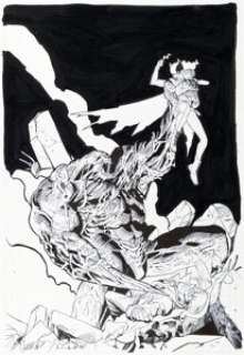 Dan Mora - Batgirl #21 Cover Original Art (DC, 2018).