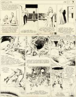 Alex Raymond Flash Gordon and Jungle Jim Sunday Comic Strip Original Art 12-24-39 (King Features Syndicate, 1939). (Total: 2 Original Art) | Heritage