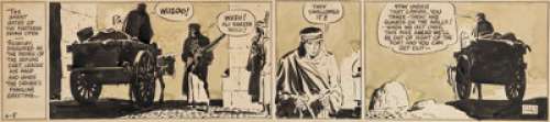 Noel Sickles Scorchy Smith Daily Comic Strip Original Art dated 05-06-36 (Associated Press Newsfeatures, 1936).