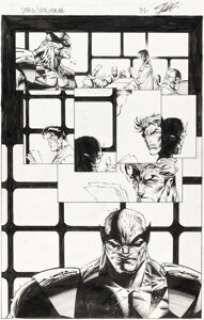 Stephen Platt, Matt "Batt" Banning, and others Wolverine / Cable #1 Story Page 32 Original Art (Marvel, 1999).