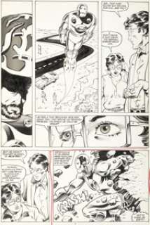 Luke McDonnell, Ian Akin, and Brian Garvey Iron Man #192 Story Page 4 Original Art (Marvel, 1985).
