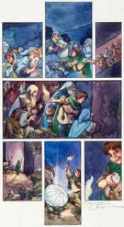 David Wenzel The Hobbit #3 Story Page 20 Original Art (Eclipse, 1990).