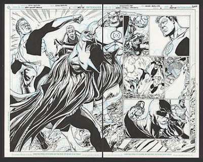 GREEN LANTERN: REBIRTH #6 Double Page Spread
