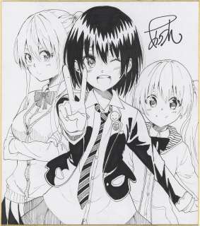 Atsushi Uchiyama’s Hand-Drawn Shikishi "Seifuku!" | Mandarake (Big Web)