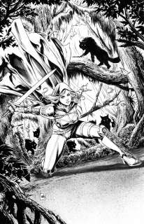 Mike Krome | "Lair of the Lycanthrope" Cover Art | Mike Krome