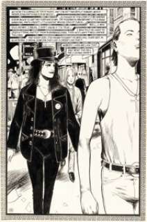 Chris Bachalo and Mark Buckingham Death: The High Cost of Living #2 Splash Page 18 Original Art (DC/Vertigo, 1993).