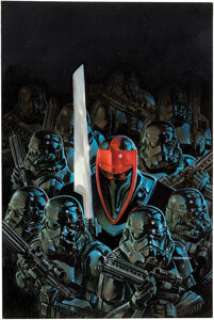 Dave Dorman Star Wars: Crimson Empire #5 Cover Original Art (Dark Horse, 1998).