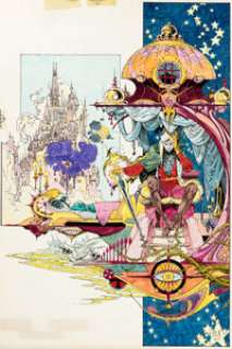 P. Craig Russell Epic Illustrated #3 Elric Splash Page 1 Original Art (Marvel, 1980).