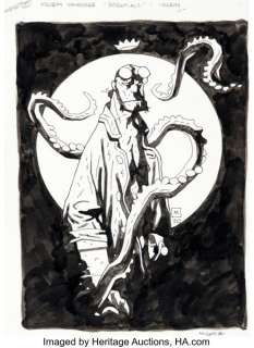 Mike Mignola Hellboy Universe Essentials Cover Original Art (Dark Horse, 2021). (Total: 2 Original Art) | Heritage