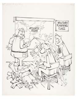 "SAD SACK’S FUNNY FRIENDS FEATURING THE GENERAL" ORIGINAL COMIC BOOK COVER ART LOT. | Hake’s