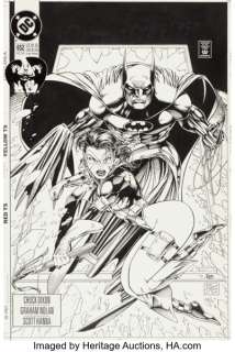Travis Charest and Ray McCarthy Detective Comics #652 Cover Original Art (DC, 1992).