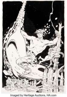 Will Eisner The Spirit #34 Cover Original Art (Kitchen Sink Press, 1987). | Heritage