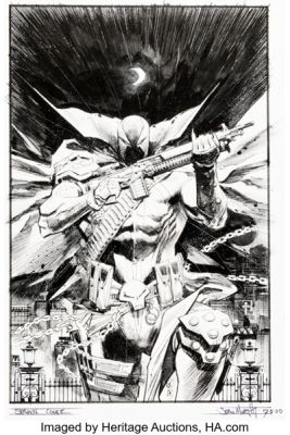 Sean Gordon Murphy King Spawn #1 Cover Original Art (Image, 2021).