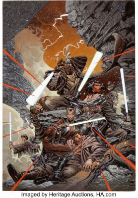 Tomás Giorello Star Wars: Republic #57 Cover Painting Original Art (Dark Horse, 2003).