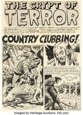 Jack Davis Haunt of Fear #23 The Crypt of Terror Complete 7-Page Story Original Art (EC, 1954). (Total: 7 Original Art) | Heritage