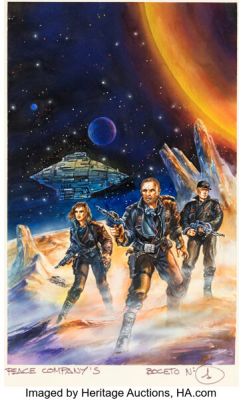 Luis Royo Peace Company’s Illustration Original Art (1985). | Heritage