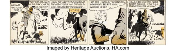 Wilson McCoy The Phantom Daily Comic Strip Original Art dated 2-25-60 (King Features Syndicate, 1960). | Heritage