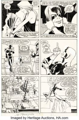 John Romita Jr. and Al Williamson Daredevil #260 Story Page 2 Original Art (Marvel, 1988). | Heritage