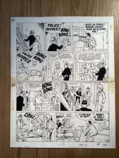 Gos | Gos - Planche originale - Gil Jourdan T12 - Sur la piste d’un 33 tours - (1972) | Catawiki