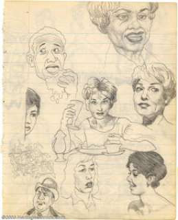 Robert and Charles Crumb - Original Sketches (1962). A treat for Crumb fans, this 6.5" x 8.5" sketch - | Heritage