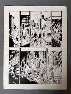 Martin / Chaillet | Chaillet, Gilles - Planche originale - Lefranc - Les Portes de l’enfer - P27 - (1978) | Catawiki