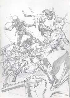 Rahmat Handko’s hand-drawn illustration "X-MEN" | Mandarake (Big Web)