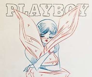 Antonio Lapone | Antonio Lapone - Illustrazione originale a colori "Playboy” | Catawiki