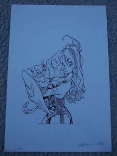 Crisse | Crisse - 3x Dessin original - Atalante - Couverture de Lanfeust Magazine n°120 - (2009) | Catawiki