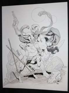 Frank Cho - Sexy dejah thoris kidnapped by tars tarkas - john carter / a princess of mars - la - signed