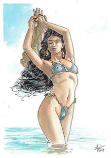 Cosimo Ferri - Cosimo Ferri - Illustrazione originale a colori “Circe danza”