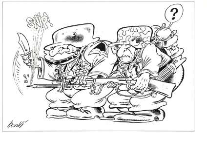 Bonvi (Franco Bonvicini) - "Sturmtruppen - | Urania Casa d’Aste