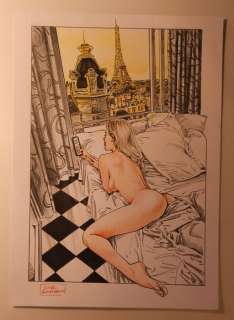 Luca Raimondo | Luca Raimondo - illustrazione originale "Bonjour Paris" - Exemplaire unique - (2023) | Catawiki