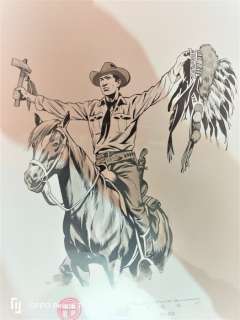Bocci, Alessandro | Bocci, Alessandro - original artwork "Dedicated to Tex Willer" | Catawiki