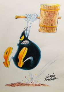Sommacal, Giorgio - 1 Original drawing - Cattivik | Catawiki