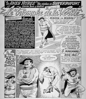 Solé, Jean - Planche originale - Superdupont - les Âmes Noires - (1984) | Catawiki